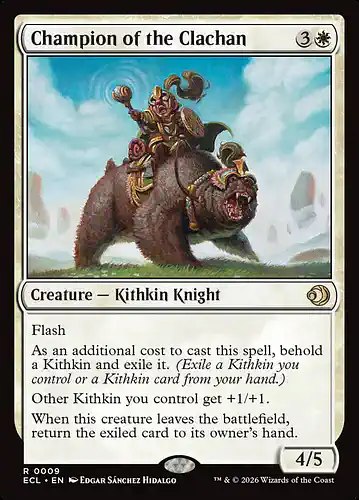 Champion of the Clachan - ecl Spoiler