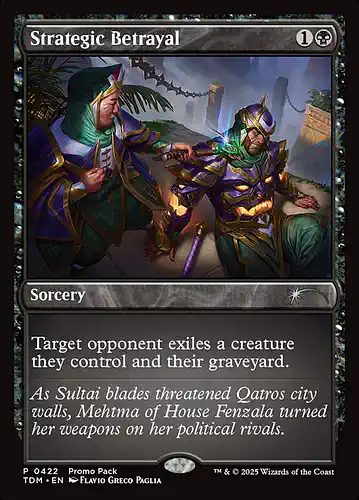 Strategic Betrayal - tdm Spoiler