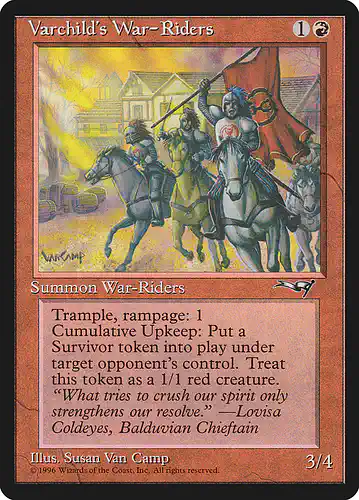 Varchild's War-Riders - all Spoiler