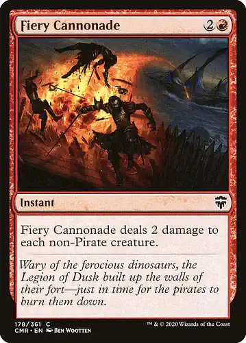 Fiery Cannonade - cmr Spoiler