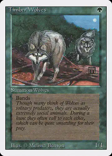 Timber Wolves - 3ed Spoiler