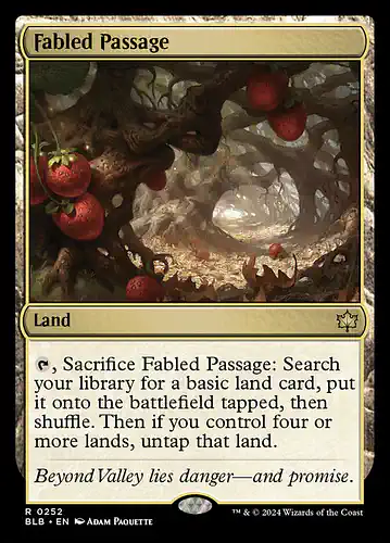 Fabled Passage - blb Spoiler