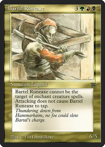 Bartel Runeaxe - leg Spoiler