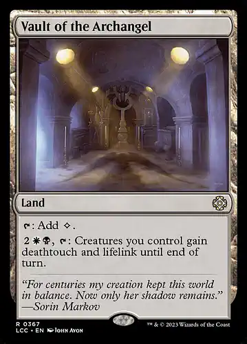 Vault of the Archangel - lcc Spoiler