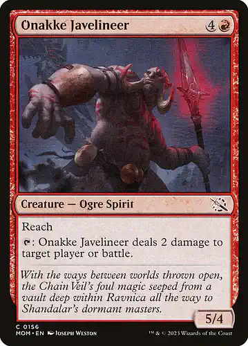 Onakke Javelineer - mom Spoiler