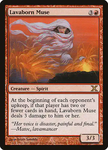 Lavaborn Muse - 10e Spoiler