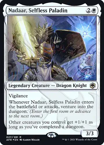 Nadaar, Selfless Paladin - afr Spoiler