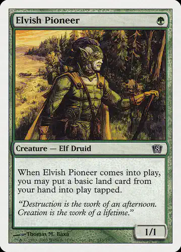 Elvish Pioneer - 8ed Spoiler