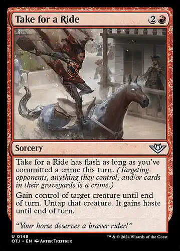 Take for a Ride - otj Spoiler