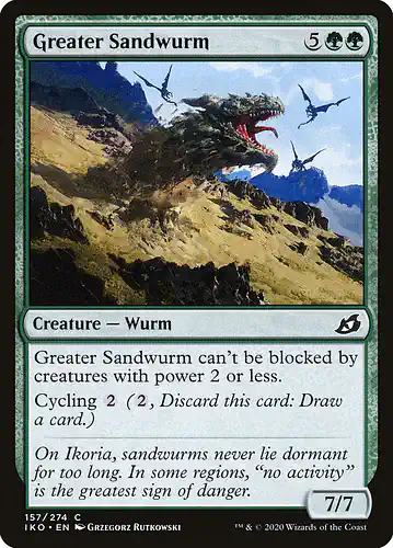 Greater Sandwurm - iko Spoiler