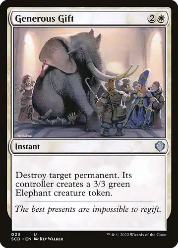 Generous Gift - scd Spoiler