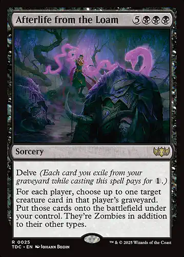 Afterlife from the Loam - tdc Spoiler