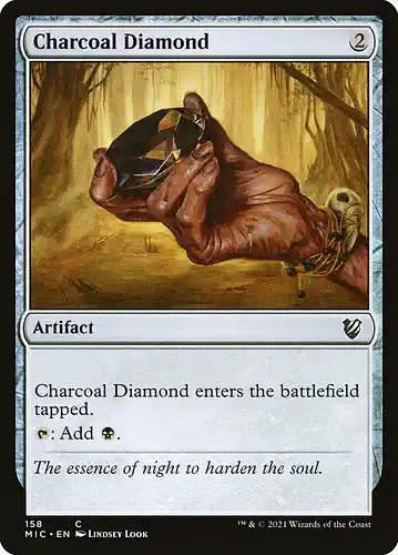 Charcoal Diamond - mic Spoiler