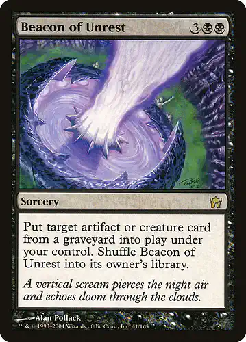 Beacon of Unrest - 5dn Spoiler