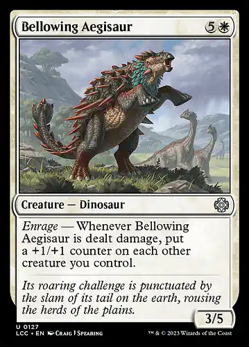 Bellowing Aegisaur - lcc Spoiler
