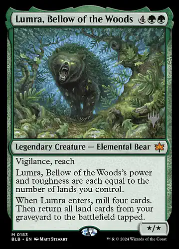 Lumra, Bellow of the Woods - blb Spoiler