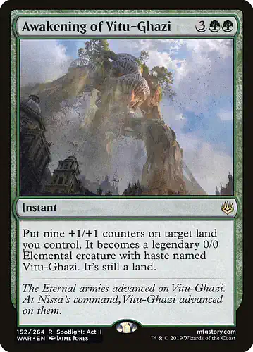 Awakening of Vitu-Ghazi - war Spoiler