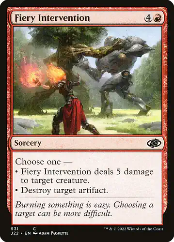 Fiery Intervention - j22 Spoiler