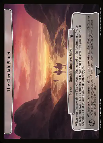 The Cheetah Planet - who Spoiler