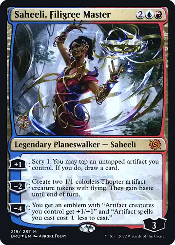 Saheeli, Filigree Master - bro Spoiler