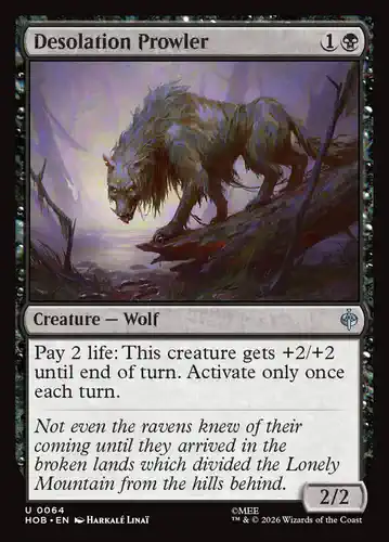 Desolation Prowler - hob Spoiler