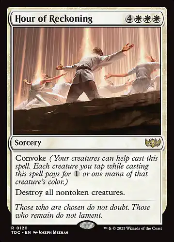 Hour of Reckoning - tdc Spoiler