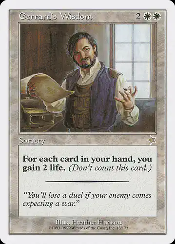 Gerrard's Wisdom - s99 Spoiler