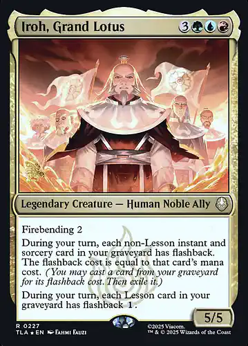 Iroh, Grand Lotus - tla Spoiler