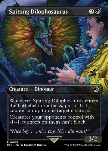 Spitting Dilophosaurus - rex Spoiler
