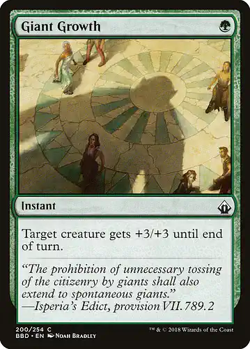 Giant Growth - bbd Spoiler