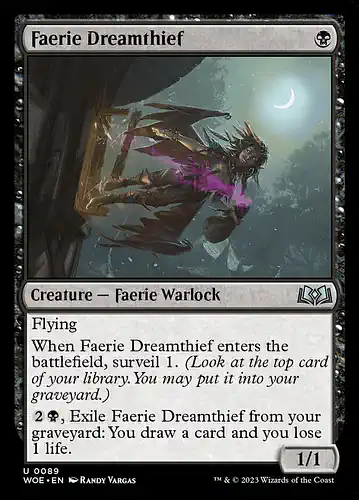Faerie Dreamthief - woe Spoiler