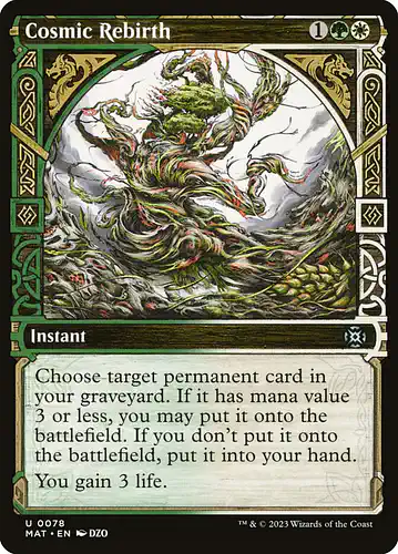 Cosmic Rebirth - mat Spoiler