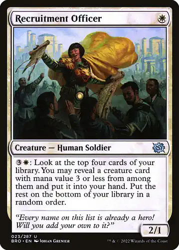 Recruitment Officer - bro Spoiler