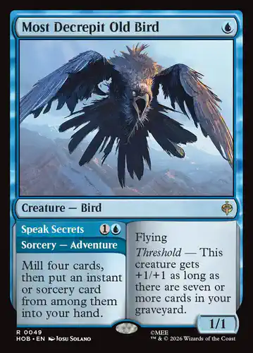Most Decrepit Old Bird - hob Spoiler