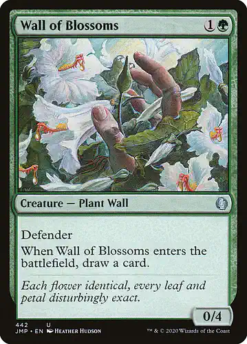 Wall of Blossoms - jmp Spoiler