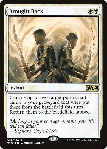 Brought Back - m20 Spoiler