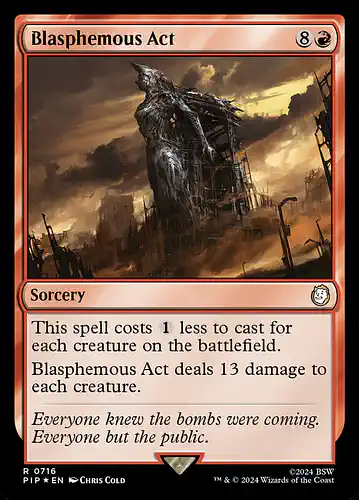 Blasphemous Act - pip Spoiler