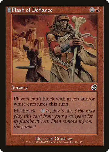 Flash of Defiance - tor Spoiler
