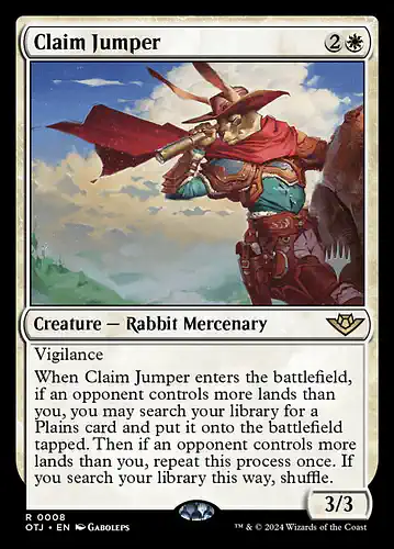 Claim Jumper - otj Spoiler