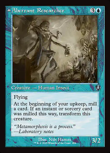 Aberrant Researcher - inr Spoiler