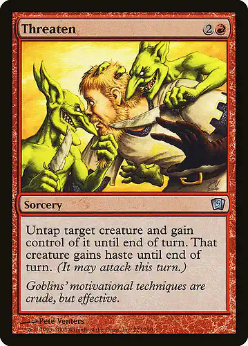 Threaten - 9ed Spoiler