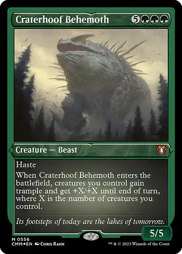 Craterhoof Behemoth - cmm Spoiler