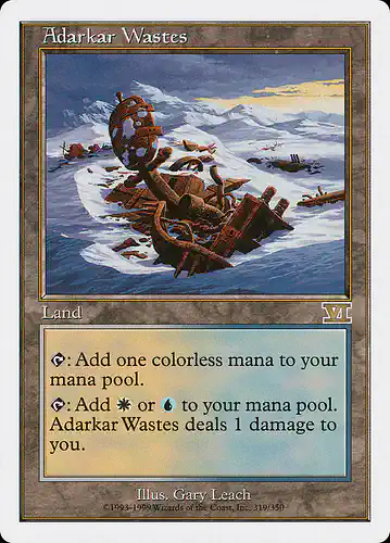 Adarkar Wastes - 6ed Spoiler