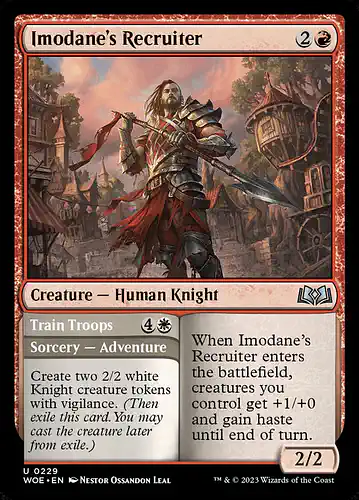 Imodane's Recruiter - woe Spoiler
