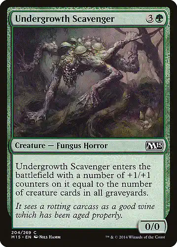 Undergrowth Scavenger - m15 Spoiler