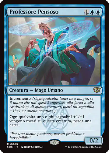 Pensive Professor - sos Spoiler