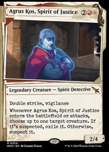 Agrus Kos, Spirit of Justice - mkm Spoiler