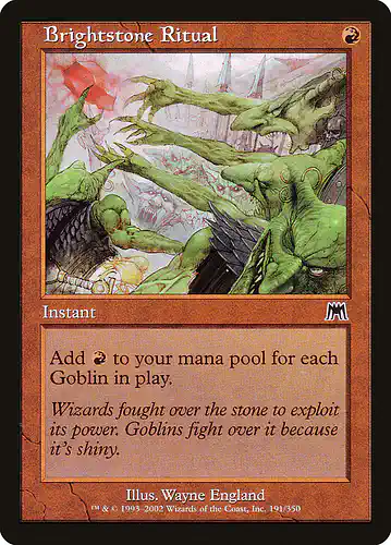 Brightstone Ritual - ons Spoiler