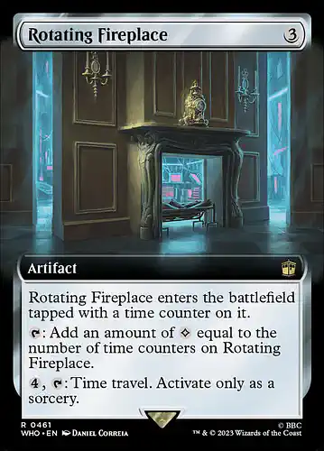 Rotating Fireplace - who Spoiler