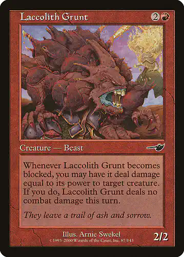Laccolith Grunt - nem Spoiler
